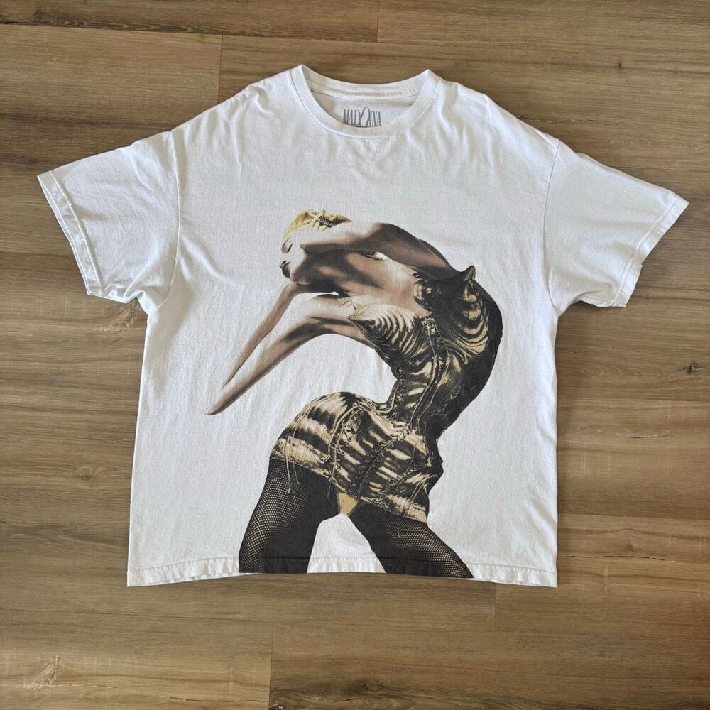 Madonna The Celebration Tour White Shirt Size XXL Four Decades Pop Icon Boy Toy